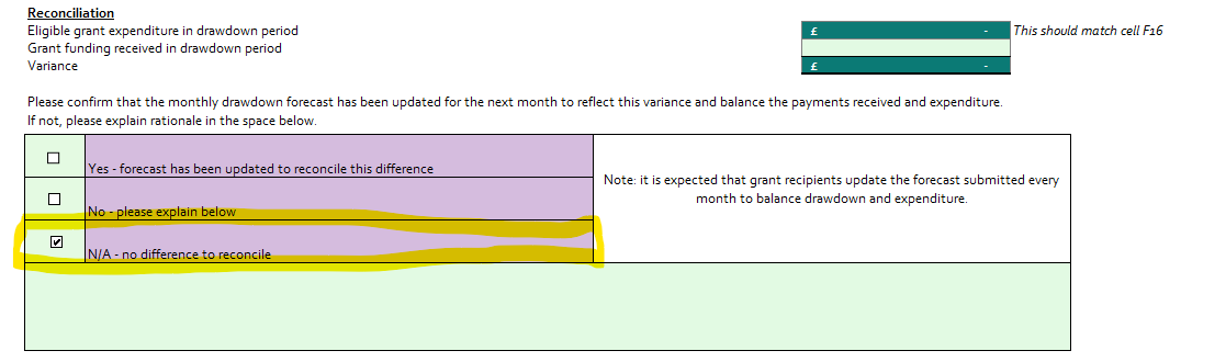 Additional SHDF Reconciliation and Evidence Review Guidance