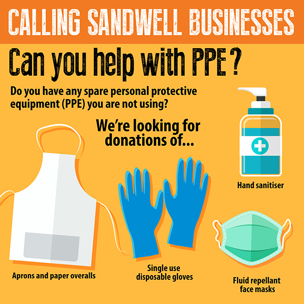 Calling sandwell businesses, can you help with PPE
