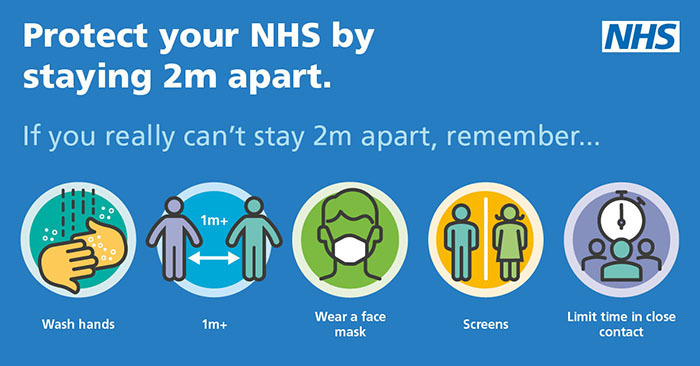 Stay 2m apart