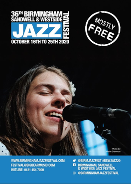 Jazz festival flyer