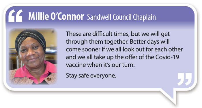 Chaplain Millie O'Connor - trusted voices