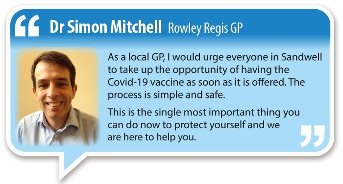 Dr Simon Mitchell - local GP urges people to get their vaccination
