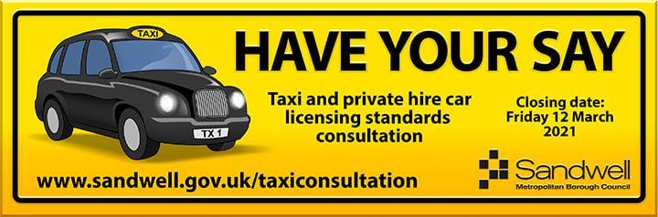Taxi Licensing - council consultation - have your say
