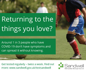 Use rapid tests twice weekly so we can return to the things we love safely