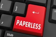 Paperless button on keyboard