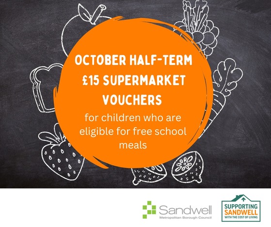 Free school meals available for eligible children this October half-term