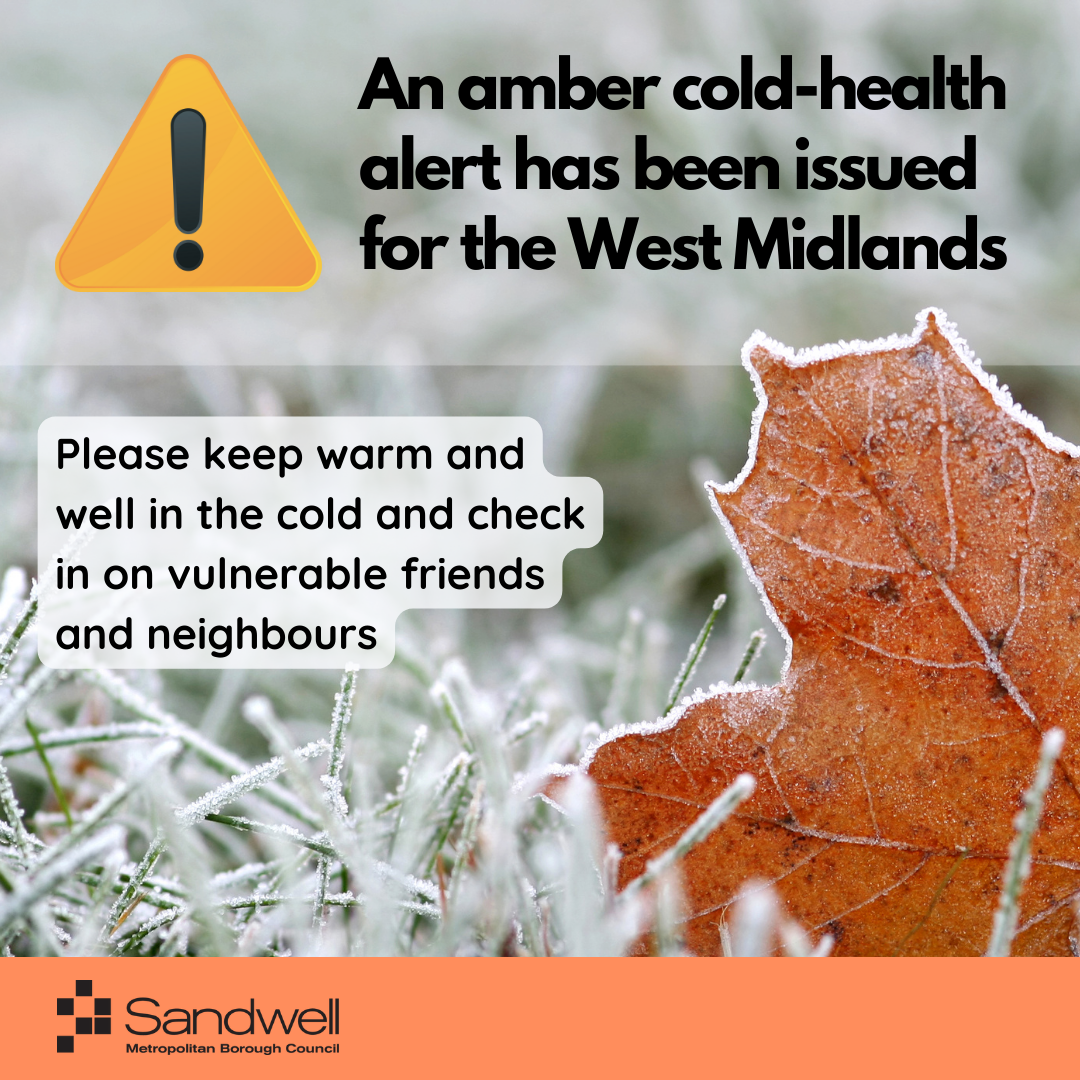 Amber health warning - until 5 December