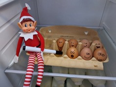 Elf with eggs