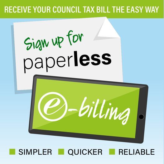 Sign up for paperless e-billing