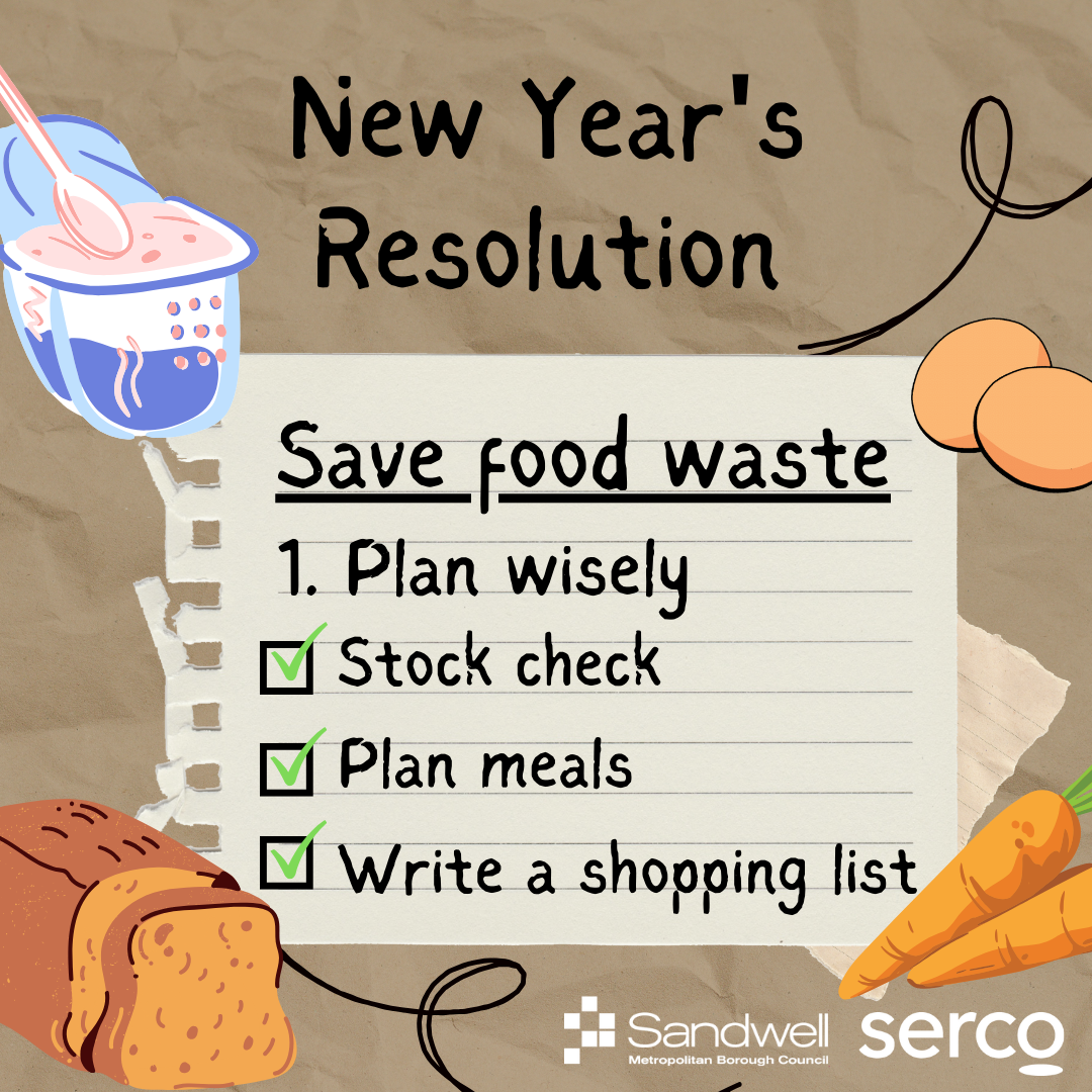 Food is for Bellies New Year's Resolution - Plan wisely