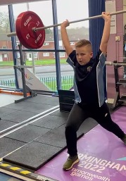 Fynn will be among the athletes competing at the weightlifting events at Oldbury Academy