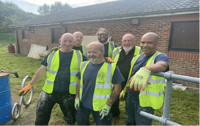 Wednesbury Clean-Up Day - group of volunteers