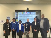 SHAPE Board members and Children and Young People who took part in this takeover. 