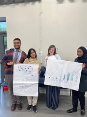 Young People showcasing their own engagement models.