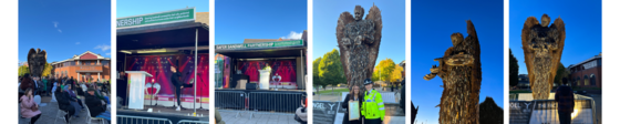 Knife Angel Opening Ceremony Photographs