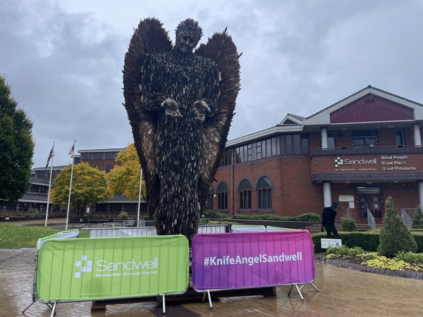 Knife Angel in Sandwell