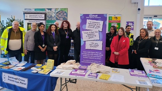 The Sandwell Safe Spaces scheme has officially launched in Wednesbury town centre