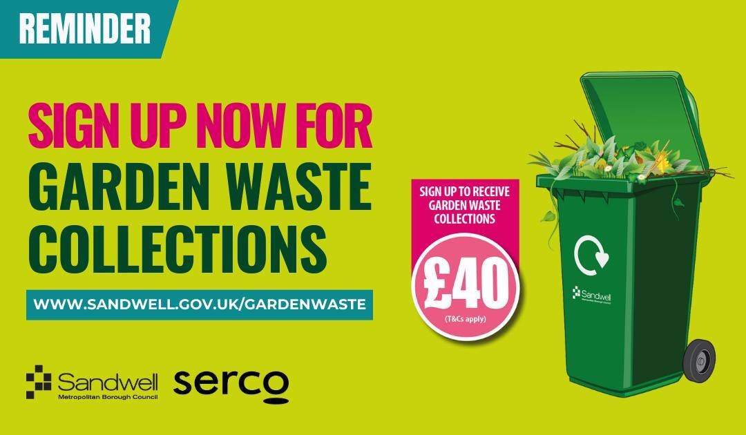 Reminder - sign up for Garden Waste collections for 2025