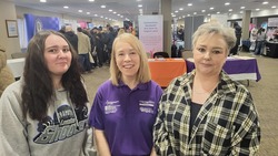 Connexions Sandwell New Year New Start - a young person and her mother with a Connexions advisor