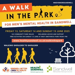 A walk in the park for Men's Mental Health Month