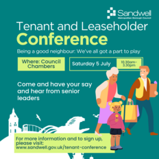 Sandwell Council Tenant and Leaseholder Conference - Saturday 5 July 2025