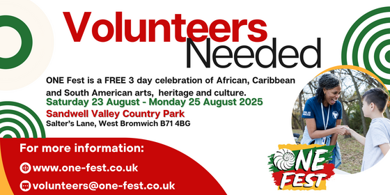 ONE Fest 2025 - Volunteers Needed