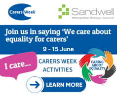 Carers Week 2025 - Join us in saying we care about equality for carers 9 to 15 June 2025