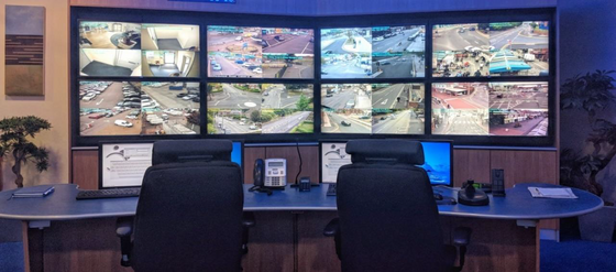 Control room screen array