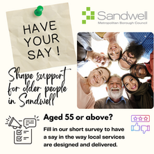 Are you aged 55 or over and living in Sandwell?