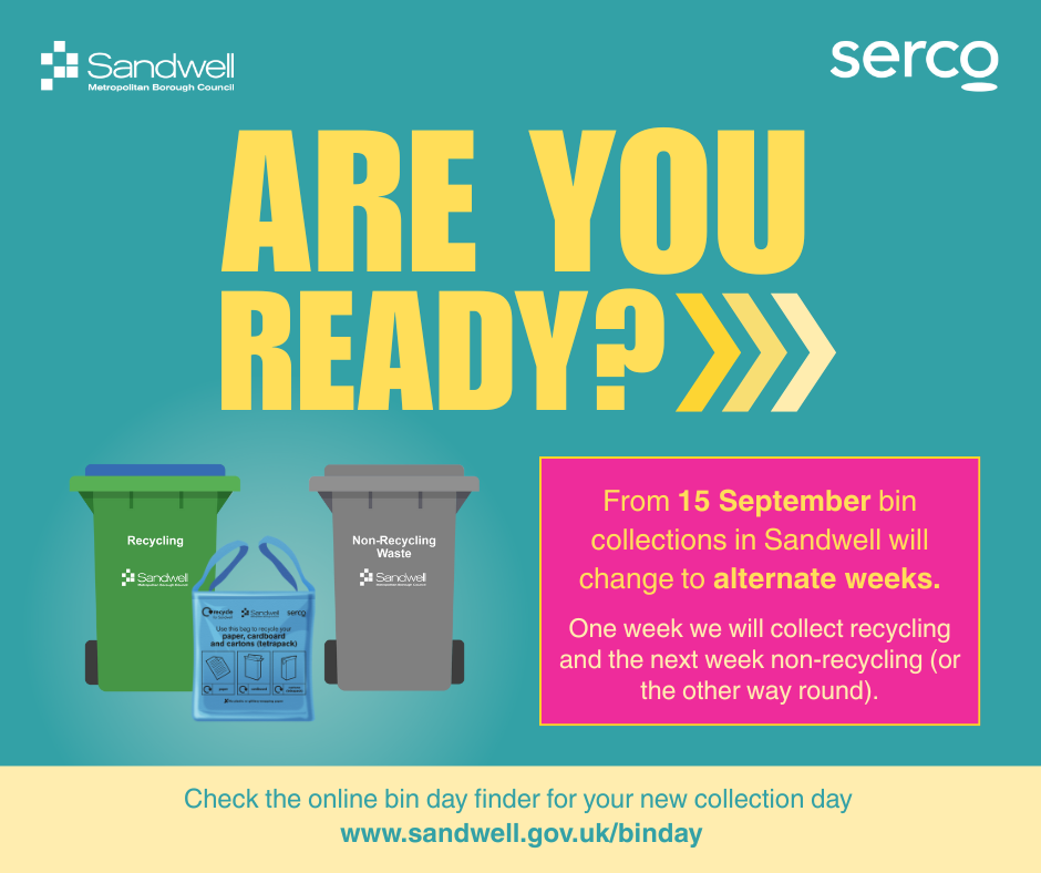 Next week your bin collection is changing