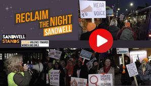Reclaim the Night Walk YouTube play button