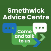 Smethwick Advice Centre Come and Talk To Us graphic