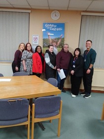 Group photo HR staff and residents