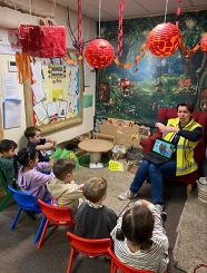 Road safety education talk at Lilliput Lodge Children's Day Nursery