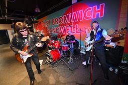 Concert with Henry's Blueshouse at West Bromwich Indoor Market