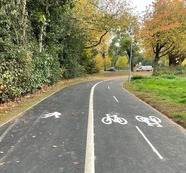 Cycleway at Black Patch Park