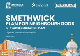 Smethwick Pride in Place Plan for Neighbourhoods brochure front cover image