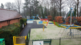 New toddler play area at Haden Hill Park