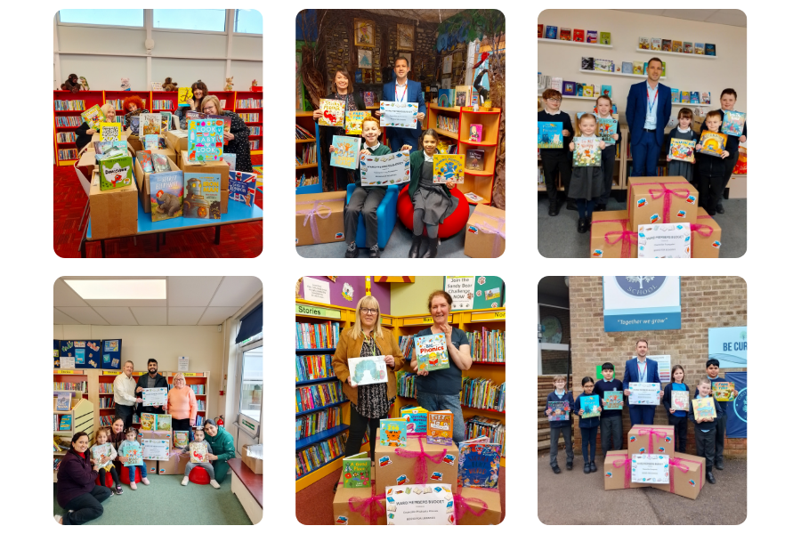 Books donated in West Bromwich