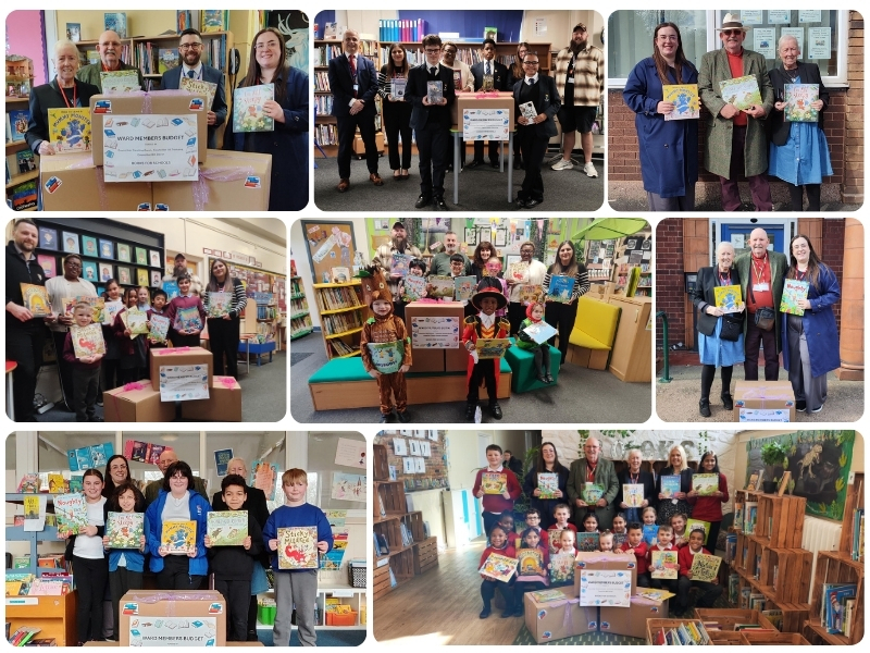 Oldbury books collage