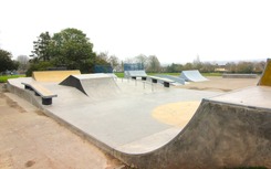 Skate park at Britannia Park
