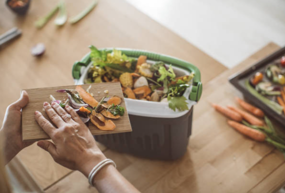 Image of food waste recycling