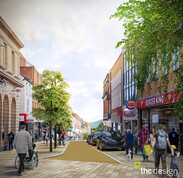 Artists impression of Middle Street upper