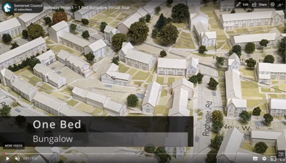 Thumbnail of YouTube Video. 1 bed bungalow virtual tour