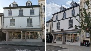 Photo of Chard High Street before and after