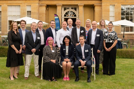 group photo of Somerset Business Award Sponsors