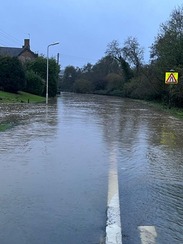 Storm Ciaran flooding