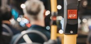 Bus stop button