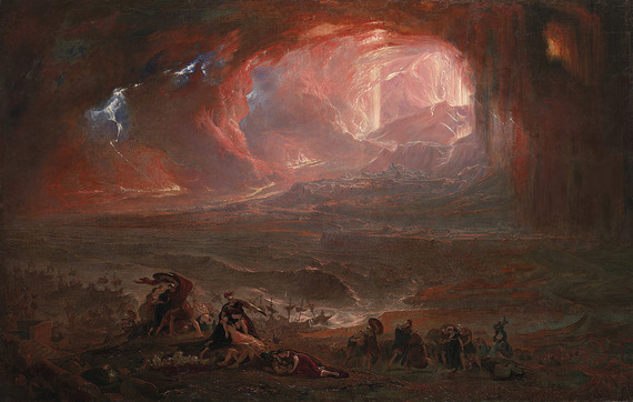 The Destruction of Pompeii and Herculaneum painting by John Martin.