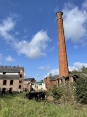 View of the Wellington industrial heritage buildings.